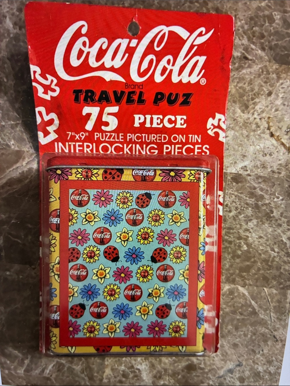 Vintage Coca-Cola Brand Puzzle Travel Puz 75 piece rare 1999 New
